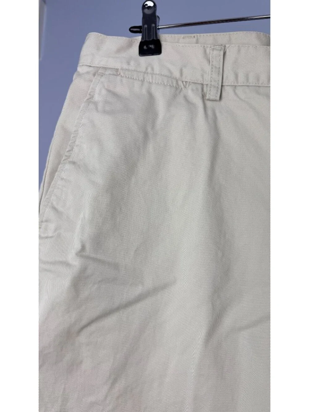 Polo Ralph Lauren Mens Beige Chino Shorts Size 34 100% Cotton Flat Front
